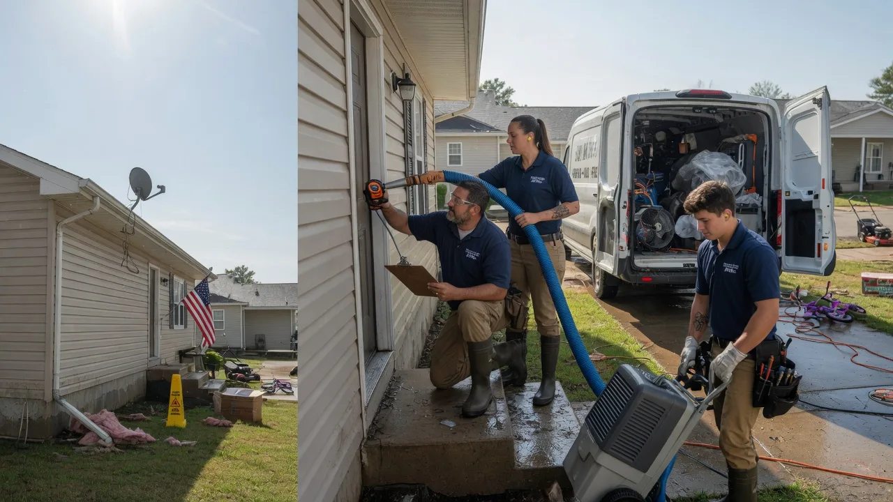 Ceiling Water Damage Restoration in Fairdealing, MO near me